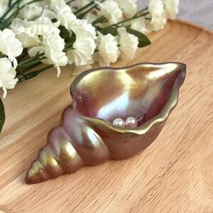 Handmade Seashell Jewelry Dish